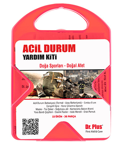 Doğal Afet ve Doğa Sporları İlk Yardım Kiti Ön