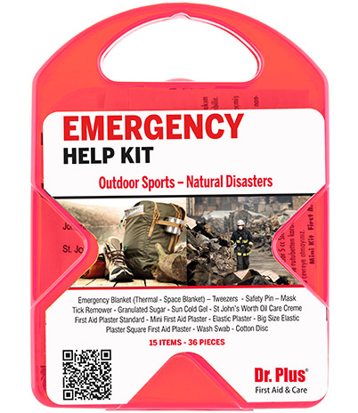 Emergency Outdoor Sports, Natural Disaster Kit Front